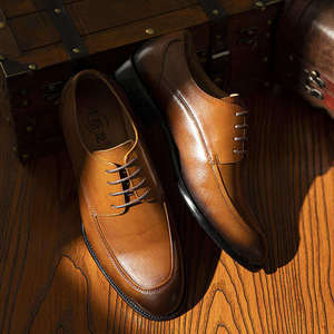 Nouvelles Chaussures Habillées en Cuir pour Hommes Printemps/Automne 2026, en Cuir de Vachette Pleine Fleur Respirant, Style Simple - Product Image 2