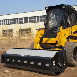 Rolo vibratório para skid carregador anexos compactador de rolo vibratório skid steer loader