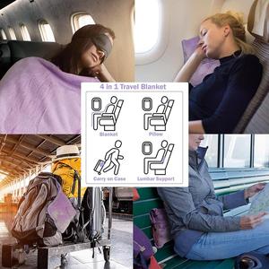 2 in 1 <strong>Pillow</strong> <strong>Blanket</strong> Foldable Outdoor Camping Cushion <strong>Blanket</strong> Polar Fleece Travel <strong>Pillow</strong> <strong>Blanket</strong> - Product Image 6