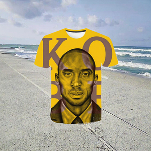Wholesale Fashion New Designs Custom Singer Tupac Hip Hop Short Sleeve Woven <strong>T</strong>-<strong>shirt</strong> with Pattern Polyester Cotton Unisex Men - Product Image 3