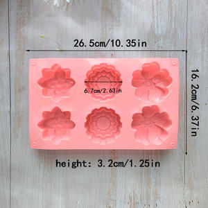 Moule <span class=keywords><strong>à</strong></span> gaufrage pour <span class=keywords><strong>gâteau</strong></span>, fondant, chocolat, en forme de cœur, <span class=keywords><strong>à</strong></span> grain de diamant, <span class=keywords><strong>à</strong></span> fleurs, moule d'impression, outils de décoration de <span class=keywords><strong>gâteau</strong></span> - Product Image 4