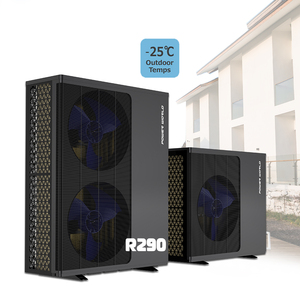 Power World high copd r290 pompe à chaleur 11kw EVI mono lock DC onduleur conduit source d'air pompe à chaleur - Product Image 5