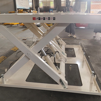 Table élévatrice hydraulique à ciseaux fixe sur mesure pour atelier, à plateformes multiples et levage synchrone, avec interverrouillage de sécurité