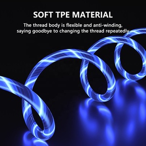 Proteger la batería del teléfono Accesorio multifunción Línea DE DATOS 3 en 1 Cable cargador USB LED - Product Image 3