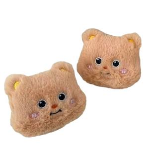 Porte-clés créatif en peluche pour sac à main, avec pendentif chaton qui couine, lapin <span class=keywords><strong>riz</strong></span> cuit - Product Image 4