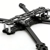Châssis de drone FPV en fibre de carbone 4/5/6/7/8 pouces, accessoire de course durable et léger, fabriqué en Chine