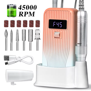 Taladro Portátil Inalámbrico Recargable de 36W <span class=keywords><strong>y</strong></span> 45000rpm para <span class=keywords><strong>Manicura</strong></span> <span class=keywords><strong>y</strong></span> <span class=keywords><strong>Pedicura</strong></span> SG721 USB, para Pulir Uñas de Gel - Product Image 3