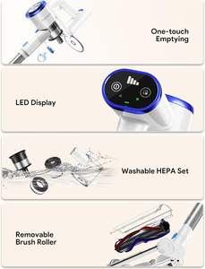 <span class=keywords><strong>Aspiradora</strong></span> Inalámbrica para Pisos Duros y Alfombras, Tecnología Ciclónica, Autolimpiante, Portátil, para Uso Doméstico, Hoteles y Automóviles - Product Image 3