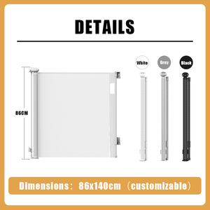 Prodigy SG021 rétractable bébé sécurité porte maille porte porte largeur 55 po pour cuisine escalier bébé épreuvage pour la Protection - Product Image 2