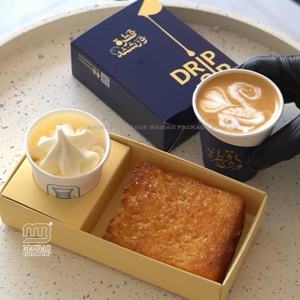 Tazza di carta quadrata monouso personalizzata per bevande fredde gelato Yogurt grigliato tazza di carta speciale con coperchio Batch di personalizzazione - Product Image 6