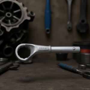 253 Wrench 12mm Metric Open End Steel <b>Tool</b> For Automotive Repair - Product Image 3