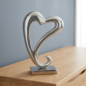 Objeto Decorativo de Metal Art Deco con Forma de Corazón de Aluminio para Decoración del Hogar - Product Image 1