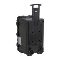MQ1670 Boîtier en plastique étanche Roues Équipement photographique dur Boîte à outils EVA Antipoussière Antichoc OEM Personnalisable