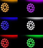 Prix de gros d'usine 18*4W RGBUV Par Lights pour l'éclairage de fête de concert de mariage Led Stage Lights