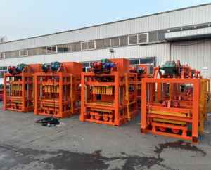 منفذ المصنع ، ماكينة صنع نصف آلية مع خلاط خرسانة - Product Image 3