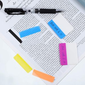 Marqueurs de page transparents de couleur personnalisée Index en papier signet inscriptible onglets de fichier repositionnables onglets onglets collants pour livres papeterie - Product Image 4