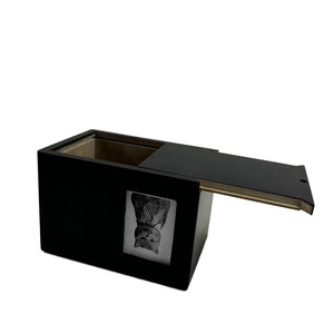 Pet Memorial <b>Urn</b> Rectangle 16x11 Solid Color Covered For <b>Cat</b> Dog Funeral Supplies - Product Image 5