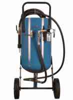 Machine de sablage mobile professionnelle en plein air grande pièce élimination de la rouille en acier inoxydable Type humide sablage Portable