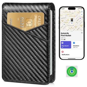 Cartera Inteligente de Fibra de Carbono con Rastreador GPS y Control por Aplicación para Uso Diario - Product Image 1