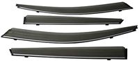 Pare-soleil de porte de pluie pare-soleil Chrome déflecteurs de vent pour Foton Tunland Pickup E3 E5 G7 2012-2019