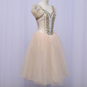 <span class=keywords><strong>Jupe</strong></span> longue de ballet pour filles Robe de danse <span class=keywords><strong>Tutu</strong></span> de ballet Giselle <span class=keywords><strong>Jupe</strong></span> de ballet romantique - Product Image 2