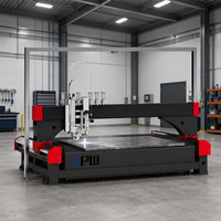 Tête de découpe à jet d'eau CNC multifonctionnelle, tête de gravure de précision pour moteur servo 5 axes haute précision pour le métal