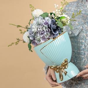 Macetas <span class=keywords><strong>de</strong></span> Cerámica con Forma <span class=keywords><strong>de</strong></span> Ramo, Doradas, para Decoración <span class=keywords><strong>de</strong></span> Interiores, para Plantas, Flores, <span class=keywords><strong>Suculentas</strong></span> <span class=keywords><strong>y</strong></span> <span class=keywords><strong>Cactus</strong></span>, Venta al por Mayor para <span class=keywords><strong>Proveedores</strong></span> <span class=keywords><strong>de</strong></span> Jardinería - Product Image 4