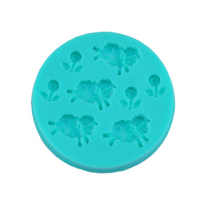 Silicone Mold For Sheep Fondant <b>Cake</b> Decorations Animal Shape Birthday <b>Cake</b> <b>Decorating</b> <b>Supplies</b> - Product Image 4