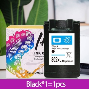 Hicor 802 802XL Premium noir cartouche à jet d'<span class=keywords><strong>encre</strong></span> couleur remanufacturée <span class=keywords><strong>pour</strong></span> <span class=keywords><strong>HP</strong></span> <span class=keywords><strong>Deskjet</strong></span> 1000 1010 1050 <span class=keywords><strong>1510</strong></span> 2000 2050 - Product Image 4