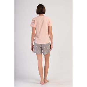 Ensemble élégant pour femme avec veste courte à col rond et manches courtes, idéal pour tous les jours - Product Image 1