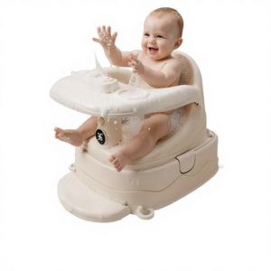 Chaise de bain pour bébé en plastique imperméable avec indicateur de température, siège <span class=keywords><strong>inclinable</strong></span> pour bébé pour utilisation aux toilettes - Product Image 1