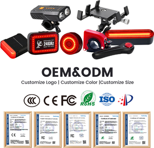 Support de vélo 5-en-1 avec logo personnalisé, phare LED 1200Lm, batterie externe 10000mAh, support de téléphone et support de montre - Product Image 6