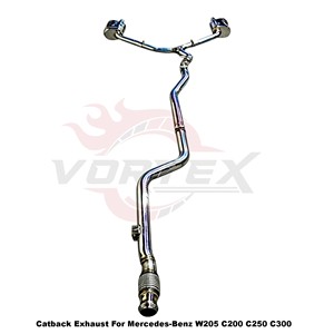 Vortex Maker-Direct Precision Stainless Steel Piping For Mercedes-Benz W205 C200 C250 C300 Assembly - Product Image 5