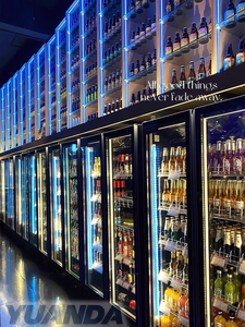 Congelador vertical comercial con puerta <span class=keywords><strong>de</strong></span> vidrio para exhibición en supermercados, combinado con refrigerador y congelador comercial <span class=keywords><strong>de</strong></span> 2 puertas - Product Image 5