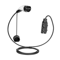 Câble de décharge véhicule-à-charge - Longueur 5 m, sortie 220 V 16 A, compatible avec BYD/Tesla/MG, conception à double prise