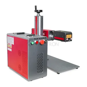 50W 3D Fiber Laser Metalen Graveren Markering Machine Op Curve Metalen