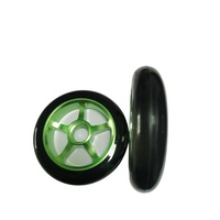 100mm 125mm aluminium Skateboard Scooter pièces PU coulée roues pour cascadeurs Scooters patins à roues alignées accessoires de Scooter électrique
