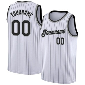 Maillot de basket-ball sur mesure de qualité supérieure, 100% polyester, nom de marque personnalisé, unisexe, logo personnalisé, manches courtes - Product Image 2