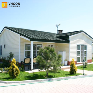 Casa Prefabricada de Cemento, Diseño Moderno, Estructura de Acero, Cabaña de Hormigón para Hotel o Resort de <span class=keywords><strong>Playa</strong></span> - Product Image 2