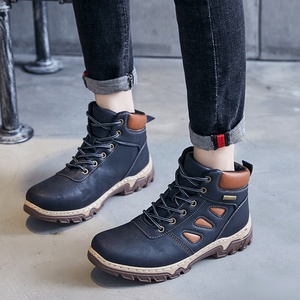 Nuovi Stivali da Escursionismo Impermeabili da Donna Scarpe Outdoor Stivaletti in Pelle Nera e Marrone con Lacci - Product Image 3