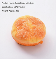 Accessoires de présentation de pain réalistes en PU, modèles de gâteaux à remontée lente, fausses aliments moelleux pour la photographie