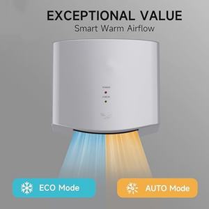 Sèche-mains électrique à haute vitesse pour salle de bain 2026, machine commerciale avec bac d'égouttement, sécheuse électrique à haute vitesse pour hôtel - Product Image 5