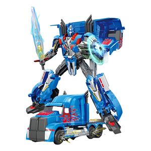 Aleación deformación figura de acción juguete robot modelo coche ambulancia avión vehículo ornamento coche de juguete Prime - Product Image 2