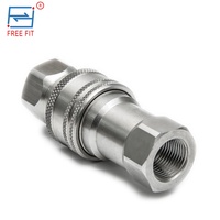 Raccord rapide hydraulique série ISO 7241-B 1/2 pouce BSP, raccord hydraulique à connexion et déconnexion rapide