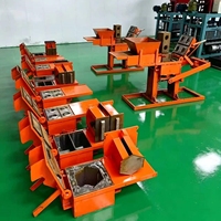 Machine à briques d'argile domestique, petite, sans cuisson, pour l'exportation, en stock, pour la fabrication artisanale de briques d'argile