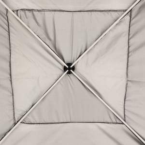 Tente de réception pliante 3x3 m pour extérieur, en polyester noir avec structure en aluminium, idéale pour mariages, fêtes, terrasses, camping, abri de jardin, pavillon - Product Image 5