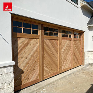 Puertas de Garaje Automáticas Alland, Paneles de Madera con Aspecto de Listones Enrollables Retráctiles de Roble Blanco, Estilo Australiano de Alta Gama - Product Image 2