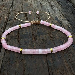 Turquoise 2x4mm đính cườm Vòng đeo tay cho phụ nữ handwoven có thể điều chỉnh đá tự nhiên pha lê trang sức phong cách hợp thời trang cho thiền - Product Image 2