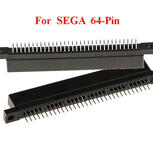 สำหรับ SNES <span class=keywords><strong>SFC</strong></span> 64 พินการ์ดสล็อต 2.54 มม. ช่องเสียบสำหรับเปลี่ยนสำหรับเซก้า เจเนซิส นินเทนโด ซูเปอร์ แฟมิคอมเกมการ์ดหน่วยความจำเชื่อมต่อ - Product Image 3