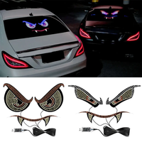 Vente en gros de lumières d'ambiance LED pour l'intérieur des voitures, style œil de démon, éclairage décoratif LED de style vampire pour toutes les voitures